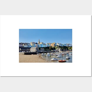 Tenby Harbour Beach, Pembrokeshire Posters and Art